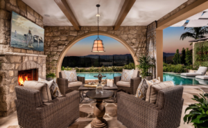 Lighting for the outdoor living room